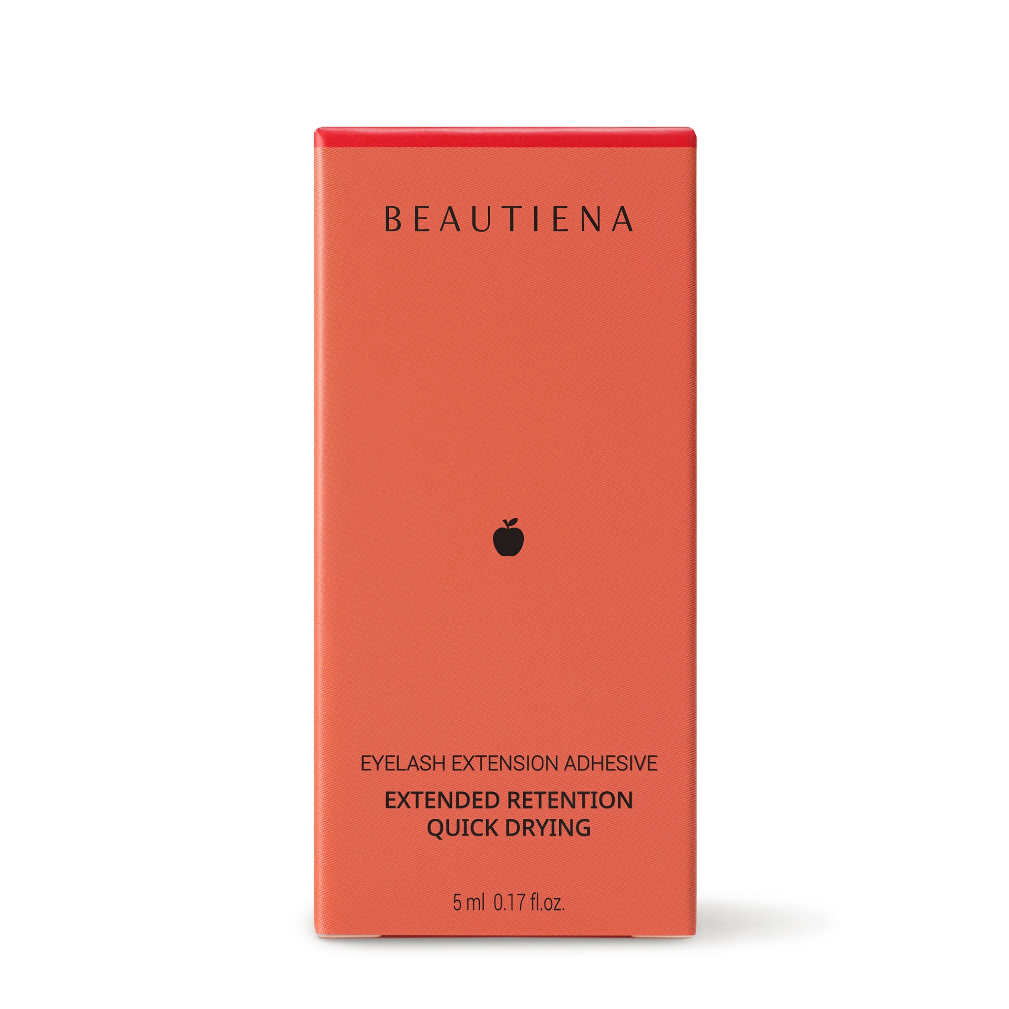 BEAUTÉ Essential Glue (Apple) offers remarkable retention up to 7 weeks and a quick drying time of 1.0 - 2.0 seconds. Not only harmful materials such as latex and formaldehyde are used but no animal test is done as well. The glue provides lower fume which helps customers a better experience.