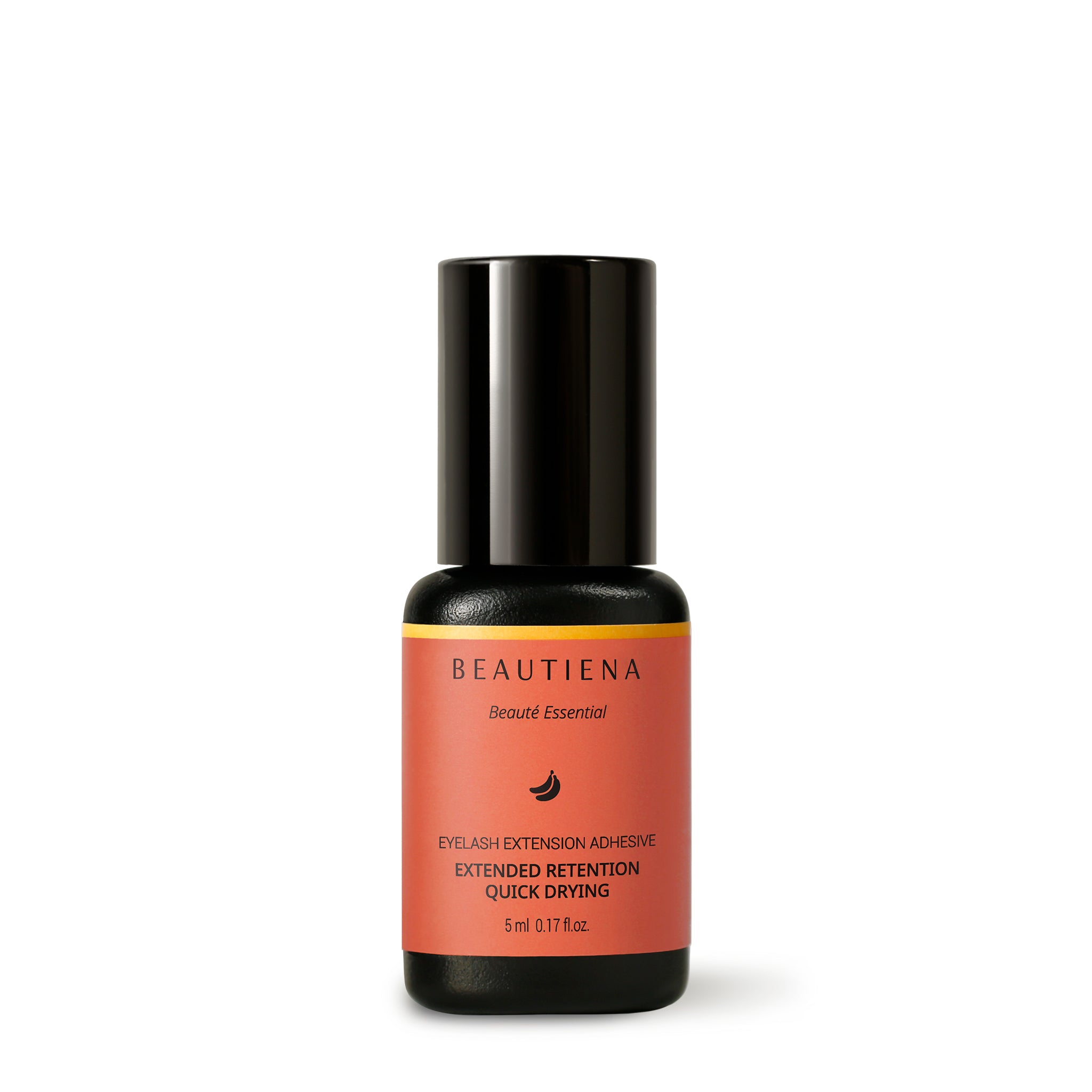 BEAUTÉ Essential Glue (Banana) offers remarkable retention up to 7 weeks and a quick drying time of 1.0 - 2.0 seconds. Not only harmful materials such as latex and formaldehyde are used but no animal test is done as well. The glue provides lower fume which helps customers a better experience.