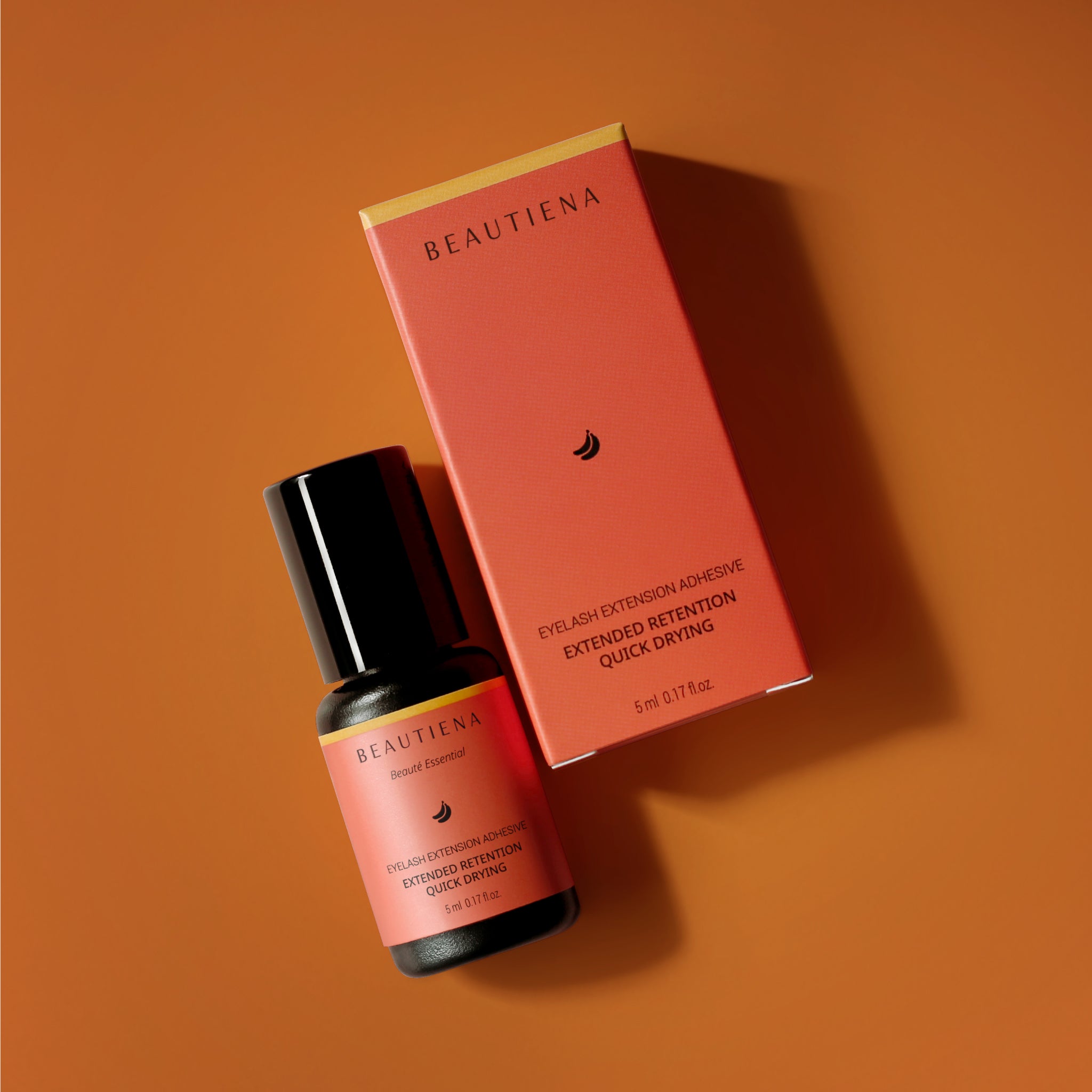 BEAUTÉ Essential Glue (Banana) offers remarkable retention up to 7 weeks and a quick drying time of 1.0 - 2.0 seconds. Not only harmful materials such as latex and formaldehyde are used but no animal test is done as well. The glue provides lower fume which helps customers a better experience.
